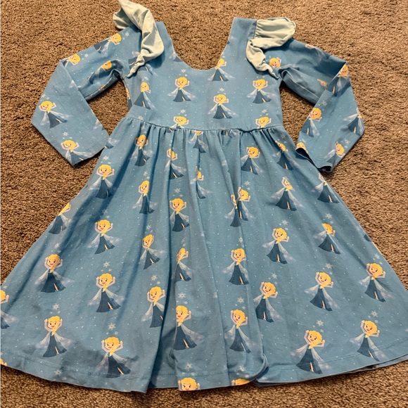 Monica + Andy Disneys Frozen Elsa Dress Sz 6-7 - Picture 3 of 5